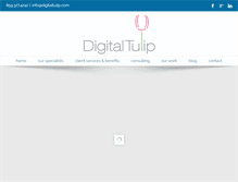 Tablet Screenshot of digitaltulip.com
